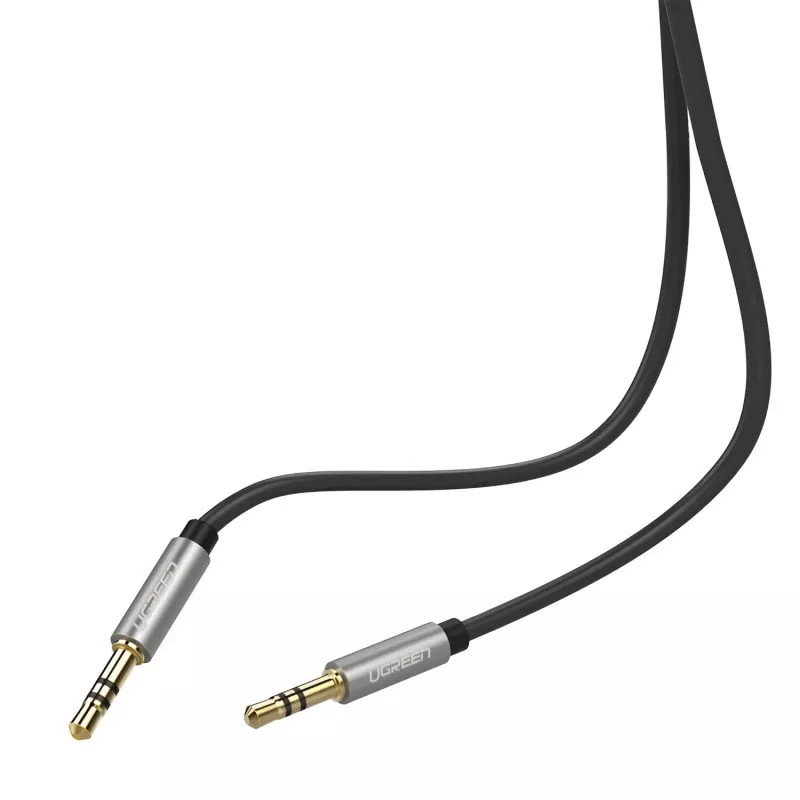 UGREEN AV119 3,5 mm Aux-Kabel, 0,5 m, Silber