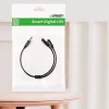 UGREEN 3,5mm Kopfhörer-Splitterkabel AUX Y-Splitter 25cm Schwarz (20816)