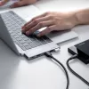 UGREEN 60559 5-in-2 USB-C-Hub für MacBook Pro/Air, USB-C PD 100W, HDMI 4K, 3x USB 3.0