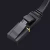 UGREEN Cat 7 STP Ethernet Patchkabel 10m Schwarz Flach RJ45 LAN 10 Gbps