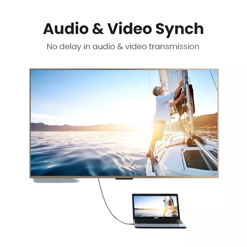 UGREEN HD101 HDMI 4K Ferritkern-Kabel Stecker auf Stecker 10m - Schwarz