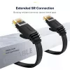 UGREEN NW102 Cat6 U/UTP Flachband-Ethernetkabel 30m - Schwarz