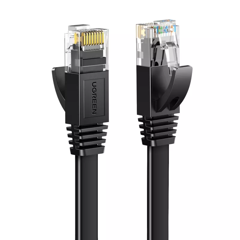 UGREEN NW102 Cat6 U/UTP Flach-Ethernetkabel 5m - Schwarz