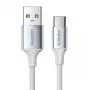 UGREEN US288 USB-A auf USB-C Kabel QC 3.0 3A 1m Weiß