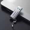 UGREEN USB 3.0 Stecker auf Typ-C 3.1 Buchse Adapter, Datenübertragung und Laden, Space Gray