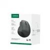 UGREEN Kabellose vertikale Maus, 2,4 GHz / Bluetooth 5.4, einstellbare DPI, Schwarz