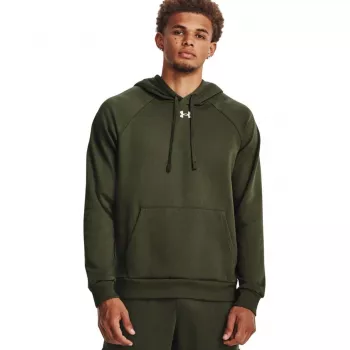 Under Armour Herren Rival Fleece Hoodie Olivgrün Größe L