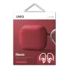 Uniq Nexo Case für AirPods 3 + Silikon-Ohrhaken - Rot