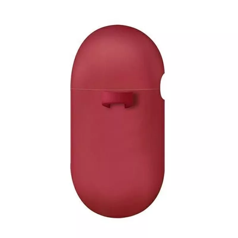 Uniq Nexo Case für AirPods 3 + Silikon-Ohrhaken - Rot