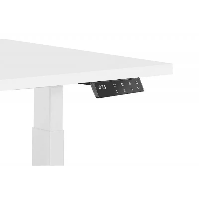 UNIQUE ACTIVE I Elektrischer Schreibtisch 140x70 cm Weiß