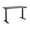 UNIQUE ACTIVE I Elektrischer höhenverstellbarer Schreibtisch 140x70 cm Schwarz