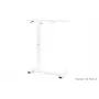 UNIQUE LAPTOP DESK White – höhenverstellbarer mobiler Schreibtisch mit Rollen