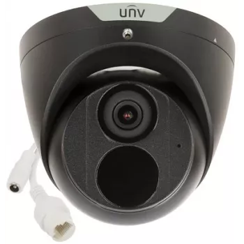 UNIVIEW IPC3614SS-ADF28KM-I0-BLACK 4MP IR Dome IP Kamera, 2,8mm, Schwarz