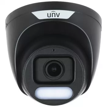 UNIVIEW IPC3624LE-ADF28K-WP-BLACK 4MP IR Bullet IP Kamera mit 2,8mm Objektiv, Wise-ISP, IP67, IK10, Schwarz