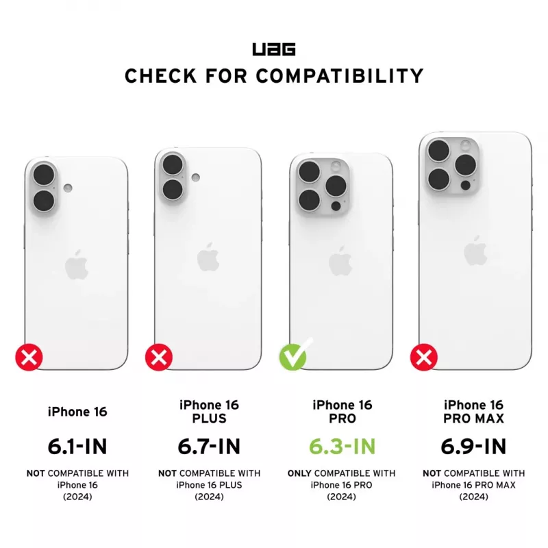 Urban Armor Gear Essential Armor Case für 6,3 Zoll Smartphone, Schwarz