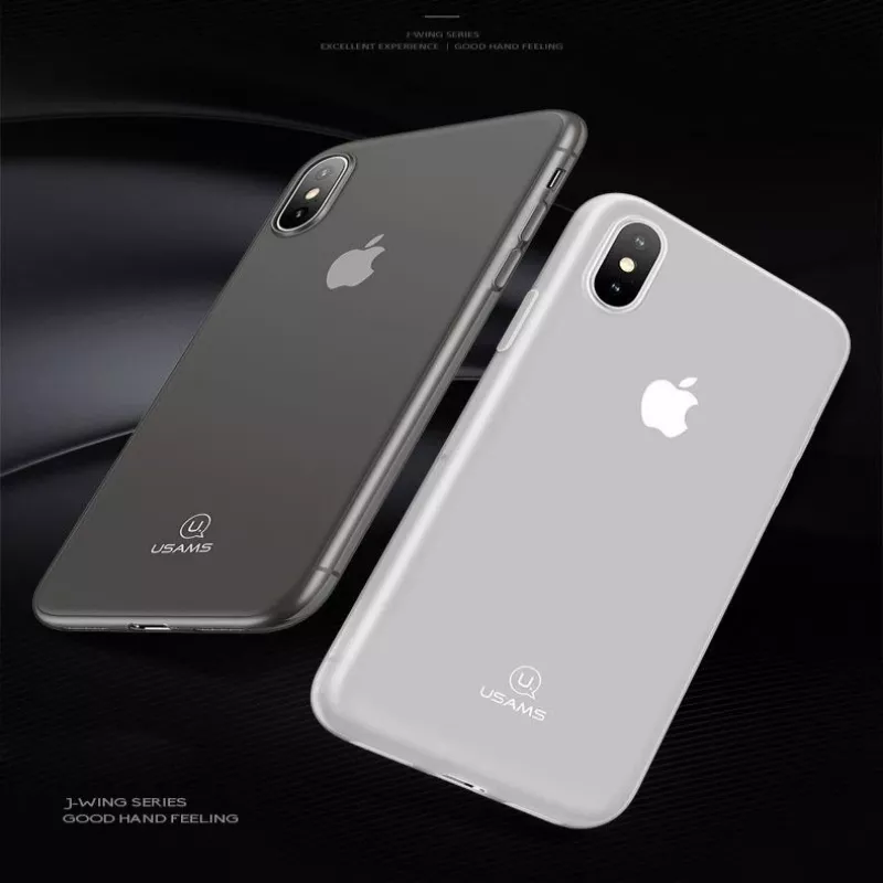 USAMS Apple iPhone X/Xs J-Wing 0,48mm TPU Hülle Transparent