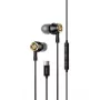 USAMS EP-43 Metal USB-C Stereo Earphones with Microphone, Black
