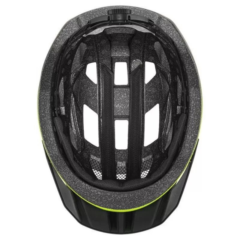 UVEX I-vo 2 Fahrradhelm 56-60 cm, Neon Gelb/Schwarz Matt