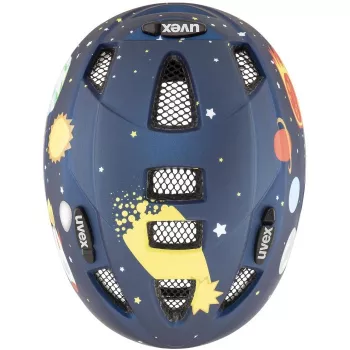 UVEX Kid 2 CC Fahrradhelm Dark Blue Rocket 46-52 cm