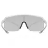 Uvex Ramp Sonnenbrille - Grauer Matter Rahmen, Spiegel-Silber Glas