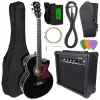 V-TONE EAG SET BK Elektroakustikgitarre + Verstärker-Set, Schwarz