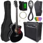 V-TONE EAG SET BK Elektroakustikgitarre + Verstärker-Set, Schwarz