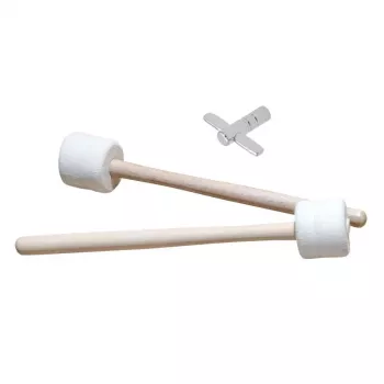 V-TONE MBD 22 Marsch-Bassdrum für Schultern 22 Zoll Weiß