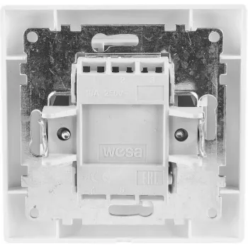 VCX WESA LC 02 Doppel-Lichtschalter Weiß