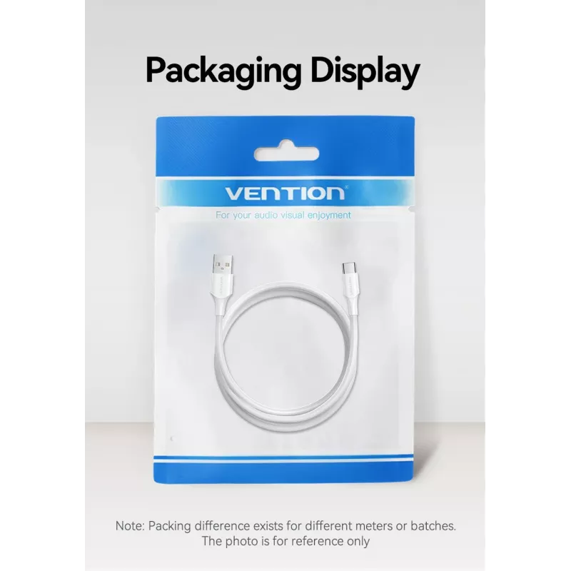 VENTION CTHWF USB-C auf USB 2.0 Kabel 3A 1m Weiß