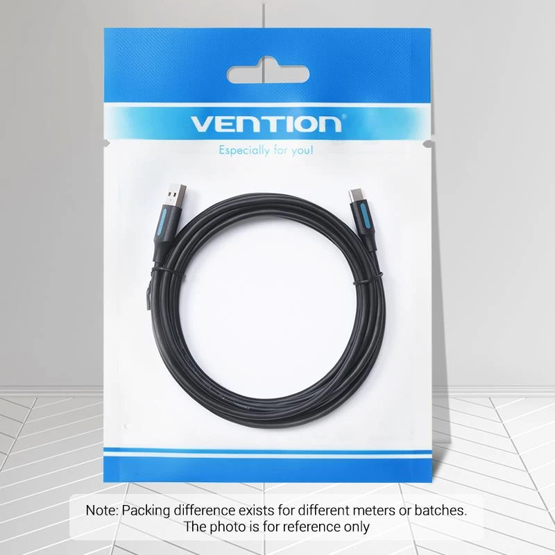 VENTION USB-C auf USB 2.0 Kabel 0,25m Schwarz COKBC