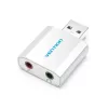 VENTION VAB-S13 USB 2.0 Soundkarte mit 2-Port-Hub