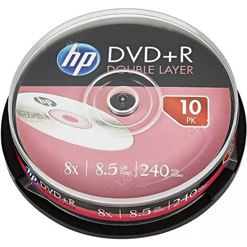 Verbatim DVD+R DL HP 8.5GB 8x Double Layer beschreibbare Disc 10er-Pack Cake Box