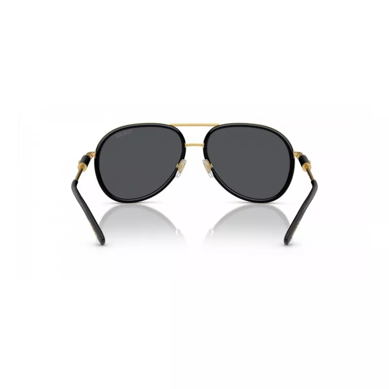 VERSACE VE2260-100287 Unisex Sonnenbrille Gold Gestell Graue Gläser 60/16/140 mm