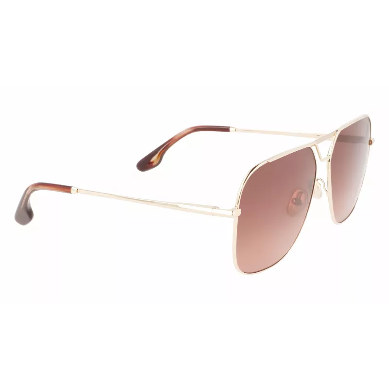 Victoria Beckham VB217S-714 Damen-Sonnenbrille Havana Braun Verlauf 61mm