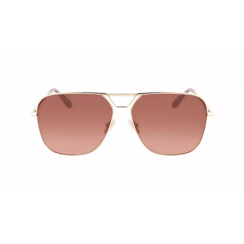 Victoria Beckham VB217S-714 Damen-Sonnenbrille Havana Braun Verlauf 61mm
