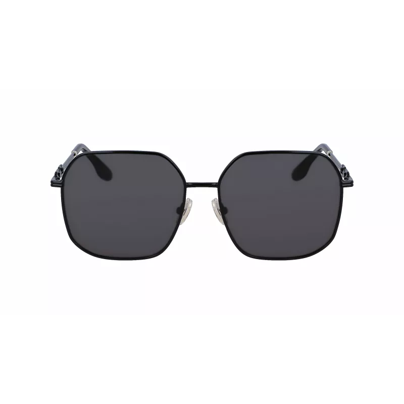 Victoria Beckham VB232S-001 Damen-Sonnenbrille - Schwarzer Rahmen, Graue Gradientengläser, 58 mm