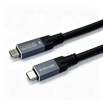 VIVOLINK USB-C-auf-USB-C-Kabel 0,5m, Enterprise-Tested (PROUSB4MM0.5)