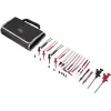 VOLTCRAFT MLSet-120 Messleitungs-Set, 6-teilig, 4 mm Bananenstecker, Prüfspitzen, 0,64 mm Stiftkontakte, 1,2 m, Rot/Schwarz VC-18652750
