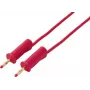 VOLTCRAFT MSB-132 1m rotes Messkabel 4mm Stecker auf 4mm Stecker 10A 1000V CAT II VC-18709980