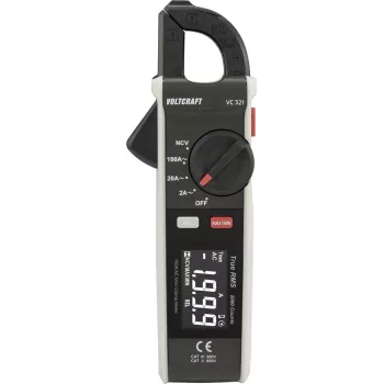 VOLTCRAFT VC-321 ISO kalibriertes digitales Zangenmessgerät CAT II 600V CAT III 300V 2000 Counts VC-15815575