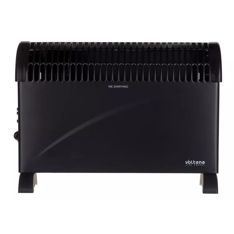 Volteno VO2783 Konvektorheizer 2000W - Schnelle Erwärmung, einstellbarer Thermostat, Überhitzungsschutz, freistehend, weiß