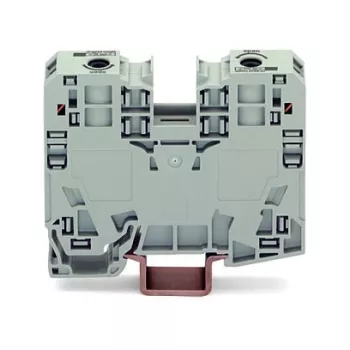 WAGO 285-135 2-Leiter-Durchgangsklemme, 35 mm², CAGE CLAMP, grau