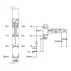 WAGO 750-461/003-000 2-Kanal-Analogeingangsmodul, 0,08–2,5 mm², DIN 35, grau