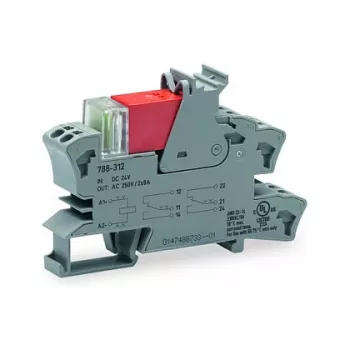 WAGO 788-312 Relaismodul 24 VDC 1 Wechsler 6 A steckbar