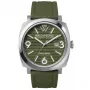 WatchPeople Damen 700998 45mm Analog Quarz Uhr Schwarzes Zifferblatt PU Leder Armband