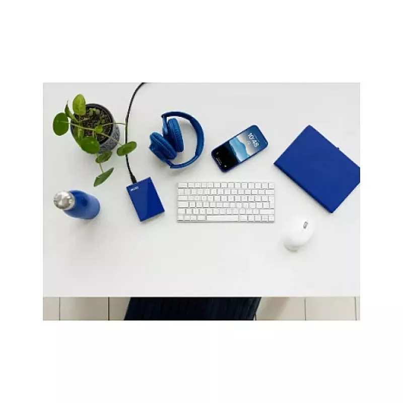 WD My Passport 2TB Tragbare externe Festplatte (USB 3.2 Gen 1, Kobaltblau)