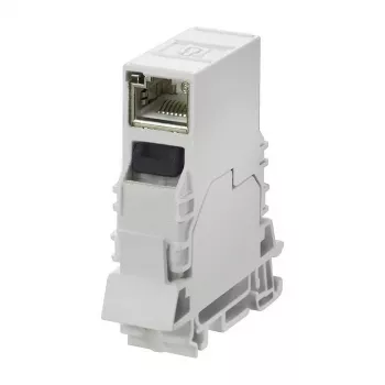 Weidmueller IE-TO-RJ45-C DIN Rail RJ45 Dose, Cat.6A geschirmt
