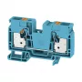 Weidmüller A2C 16 BL Durchgangsklemme, Schraubanschluss, 16 mm², 1000 V, 76 A, Blau, DIN-Tragschiene TS 35
