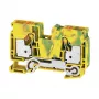 Weidmüller A2C 16 PE Reihenklemme, A-Serie, PUSH IN, 16 mm², grün/gelb