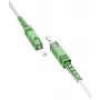Wentronic Goobay 59597 SC/APC auf SC/APC Single-Mode OS2 LWL Patchkabel, 5 m, LSZH, Weiß